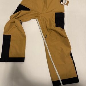 The North Face Tan and Black Snow Pants